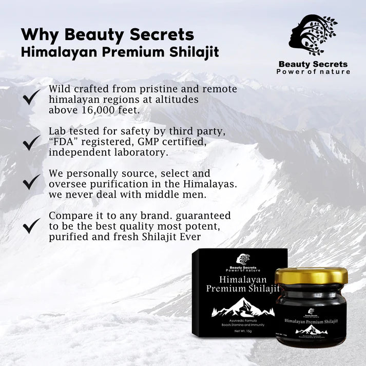 🔥 Fuel Your Body & Mind – 100% Authentic Himalayan Shilajit