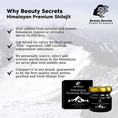 🔥 Fuel Your Body & Mind – 100% Authentic Himalayan Shilajit